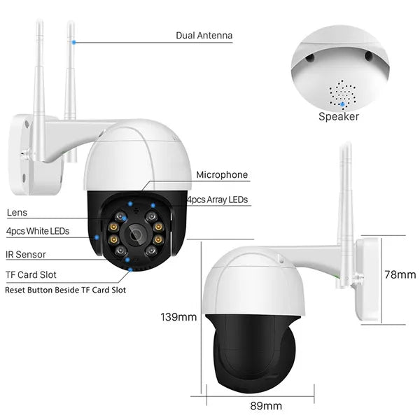 Skorter | AI Human Detection Wireless Home Security Camera
