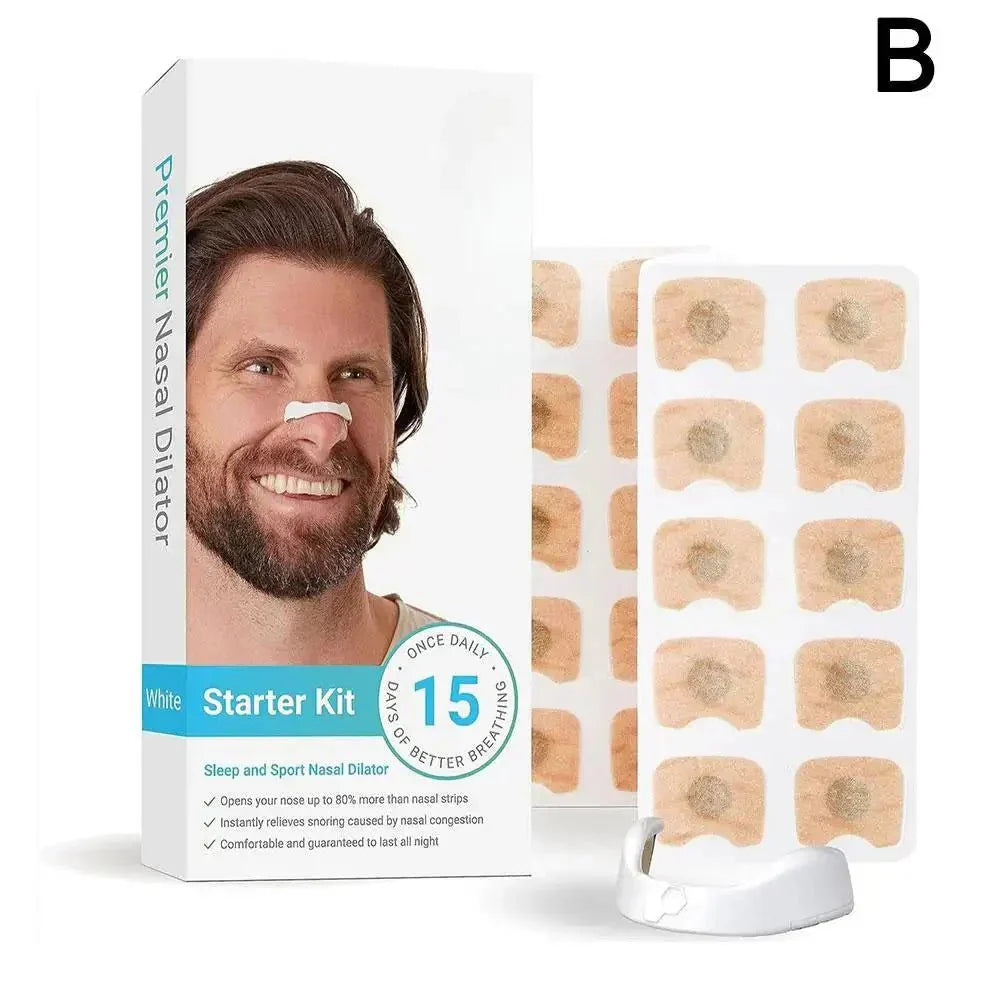 Skorter | Airflow Pro Magnetic Nasal Strips – Reusable Nasal Expander for Better Breathing, Snoring Relief, and Allergy Support