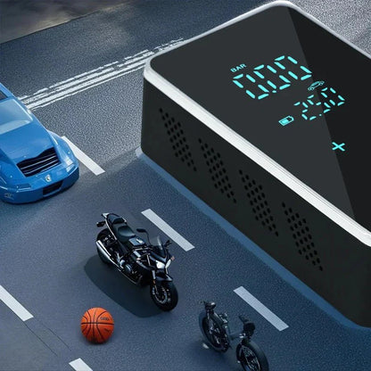 Skorter | AirMax Touch – Portable electric air pump with touchscreen & 150 PSI