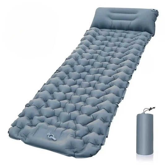 Skorter | AirTrek Mat – Inflatable Camping Mattress with Foot Pump & Built-In Pillow