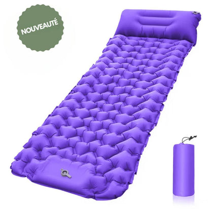 Skorter | AirTrek Mat – Inflatable Camping Mattress with Foot Pump & Built-In Pillow