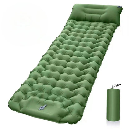 Skorter | AirTrek Mat – Inflatable Camping Mattress with Foot Pump & Built-In Pillow