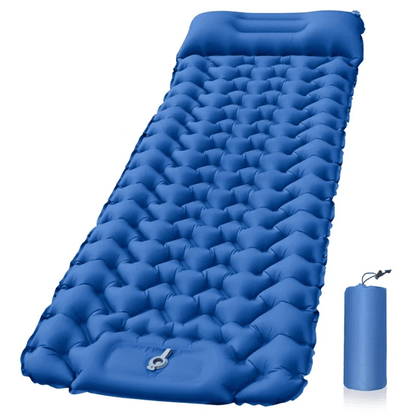 Skorter | AirTrek Mat – Inflatable Camping Mattress with Foot Pump & Built-In Pillow