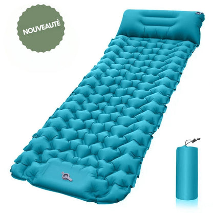 Skorter | AirTrek Mat – Inflatable Camping Mattress with Foot Pump & Built-In Pillow
