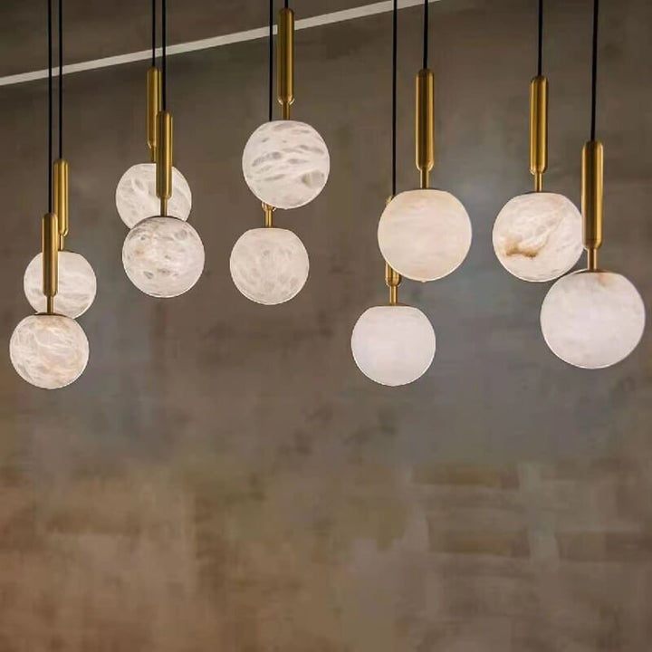 Alabaster Global Rod/Cord Pendant - SKØRTER