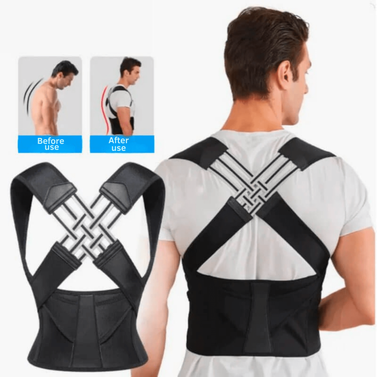 Skorter | ALIGNORA – Ergonomic Posture Corrector for Back Pain Relief