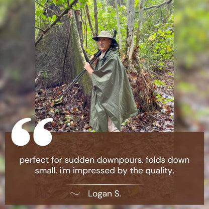 Skorter | All-Terrain Trek Poncho | Waterproof, Packable & Lightweight for Outdoor Adventures and Emergency Preparedness