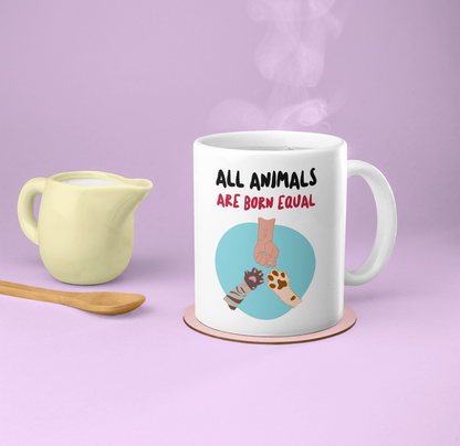 Skorter | Animals Are Born Equal Mug