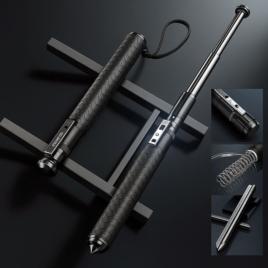 Skorter | AllGuard Stick – Automatic Self-Defense Walking Stick with Stability Support