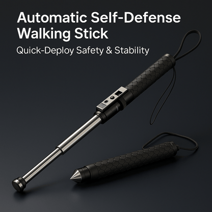 Skorter | AllGuard Stick – Automatic Self-Defense Walking Stick with Stability Support