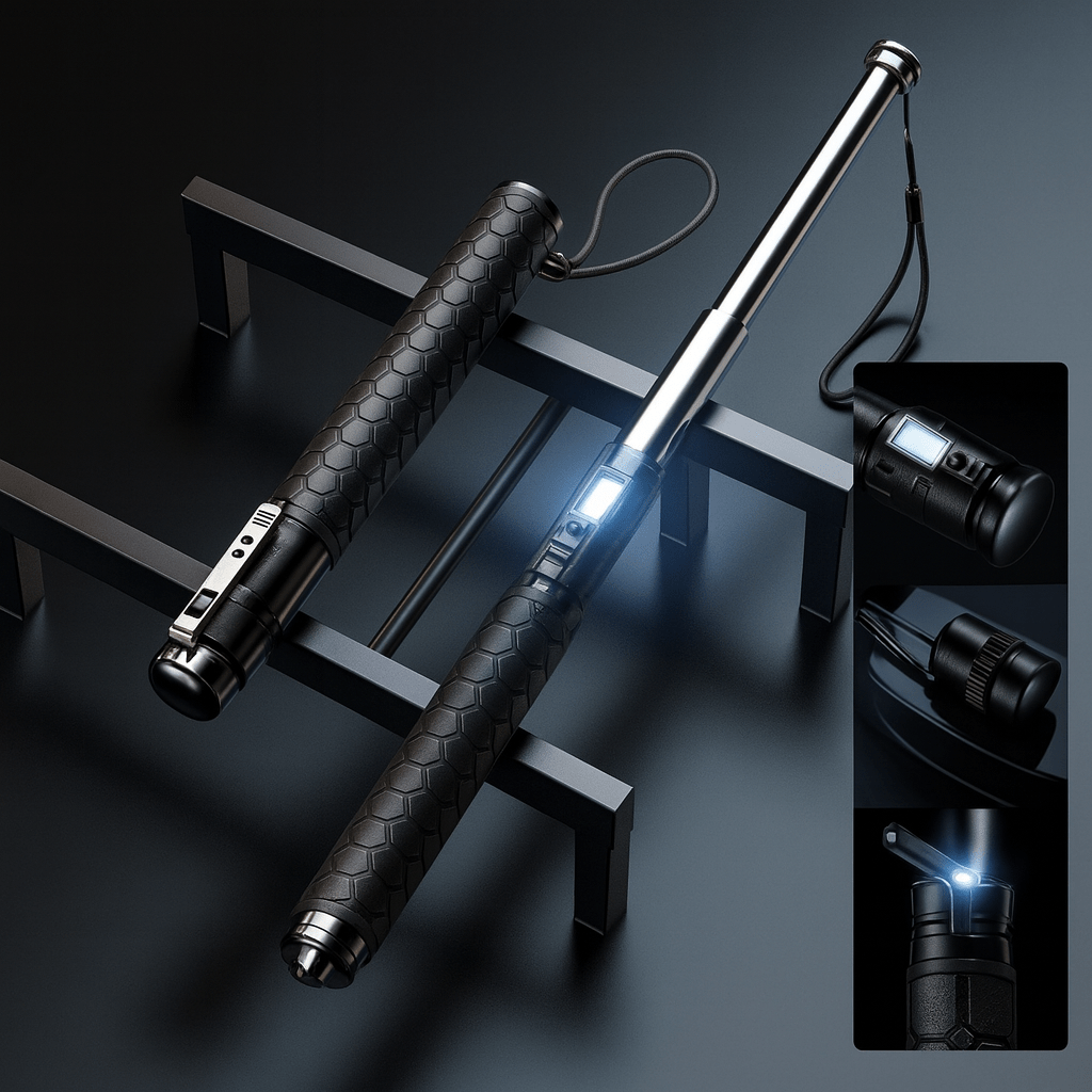 Skorter | AllGuard Stick – Automatic Self-Defense Walking Stick with Stability Support