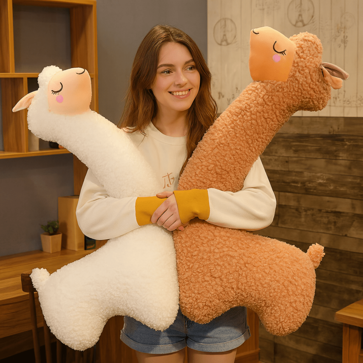 Skorter | ALPACARESS – Soft Plush Alpaca Toy for Home Decor