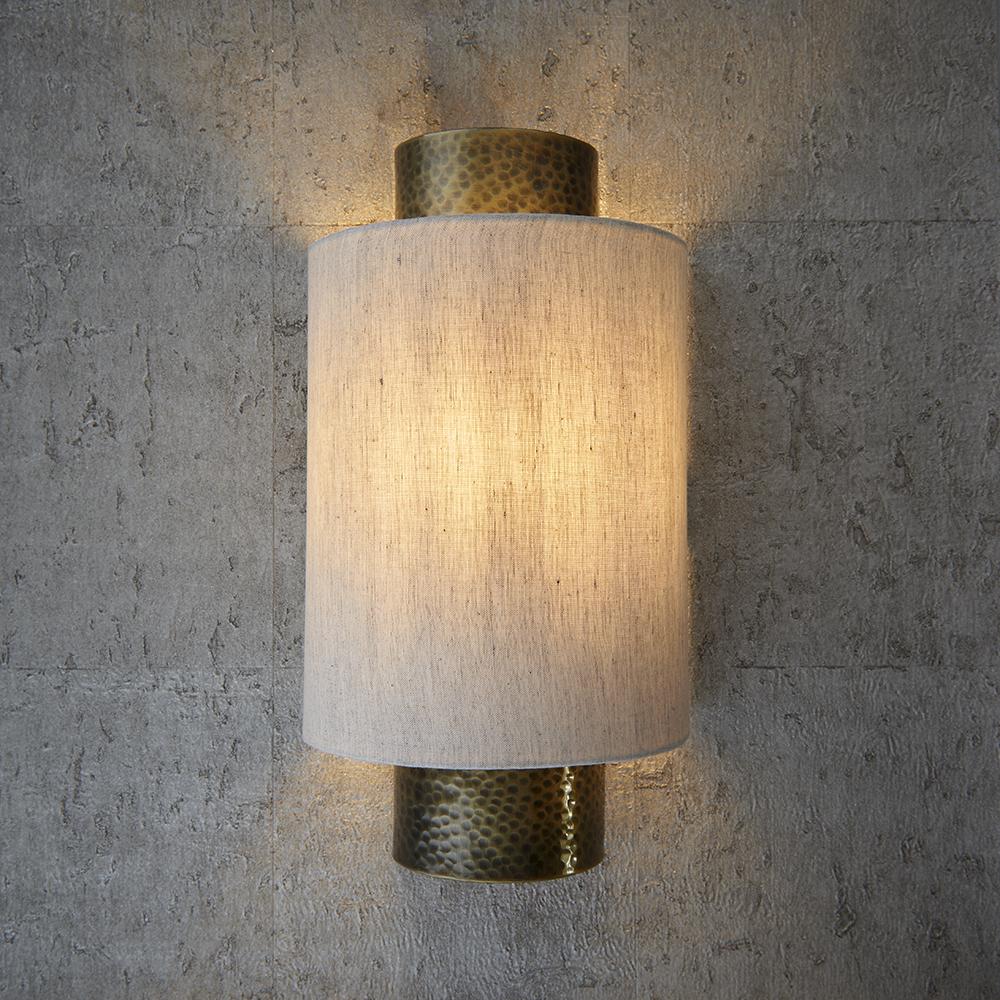 Skorter | Amayah Bronze Hammered Effect Wall Lamp