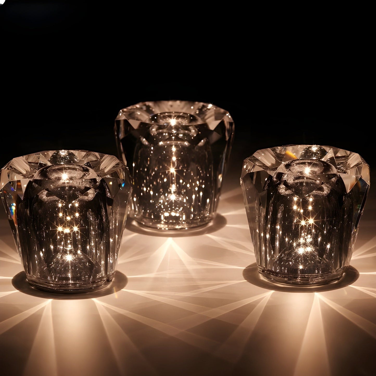 Skorter | Lamp - Luxury Diamond Crystal LED Rechargeable Table Lamp