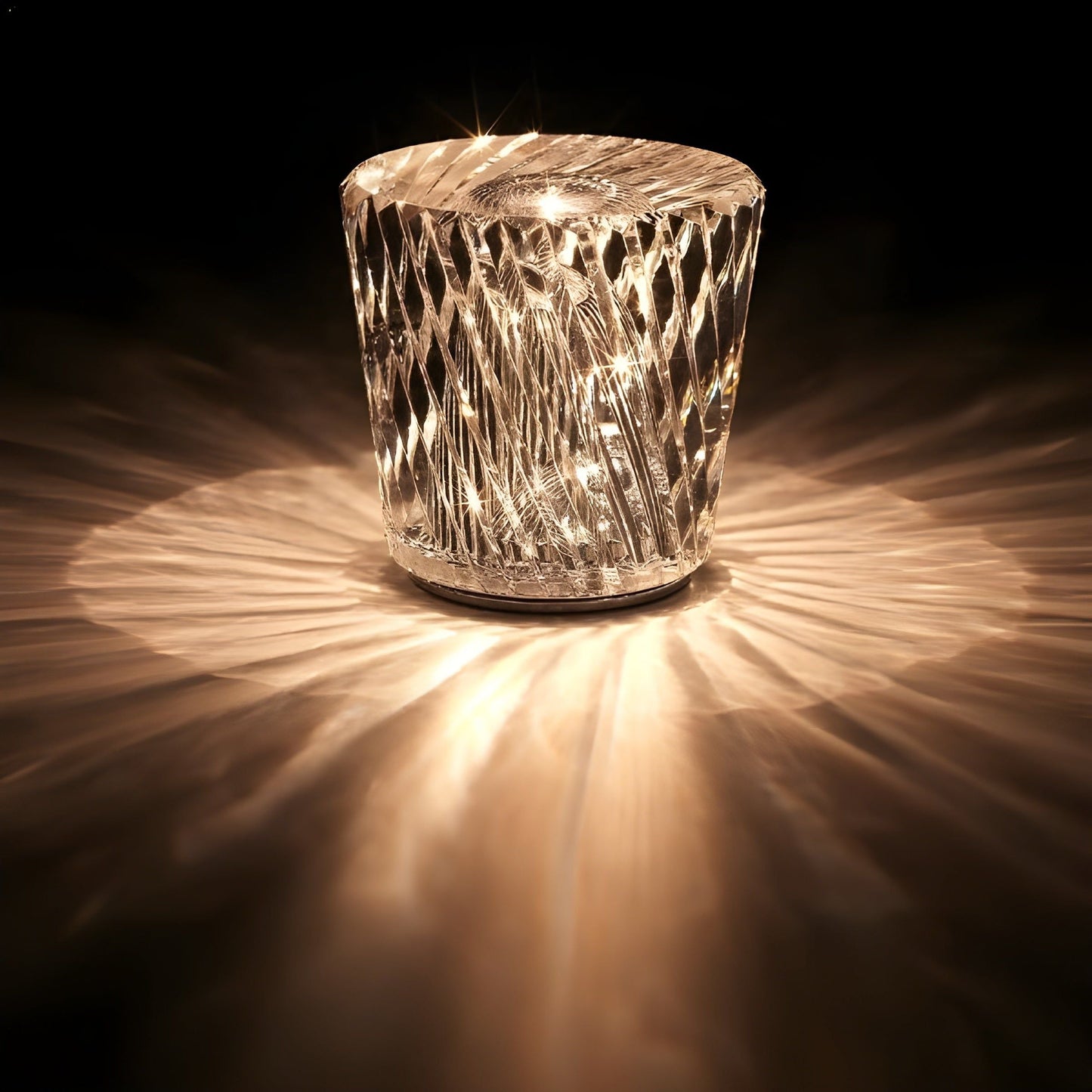 Skorter | Lamp - Luxury Diamond Crystal LED Rechargeable Table Lamp