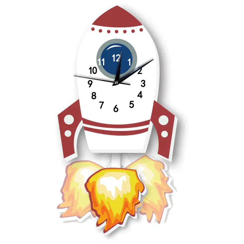 Skorter | Wall Clock - ZooTime - Cute Animal Design - Perfect for Children's Room