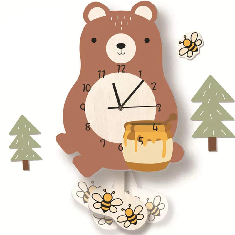 Skorter | Frendorf – Children's pendulum clock with animal designs