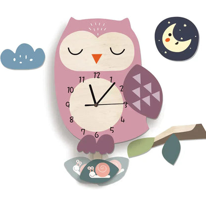 Skorter | Wall Clock - ZooTime - Cute Animal Design - Perfect for Children's Room