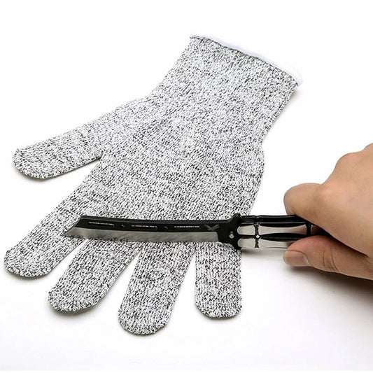Skorter | Anti-Cut Gloves 5 Degree Safety Cut Resistant Puncture Resistant Stainless Steel