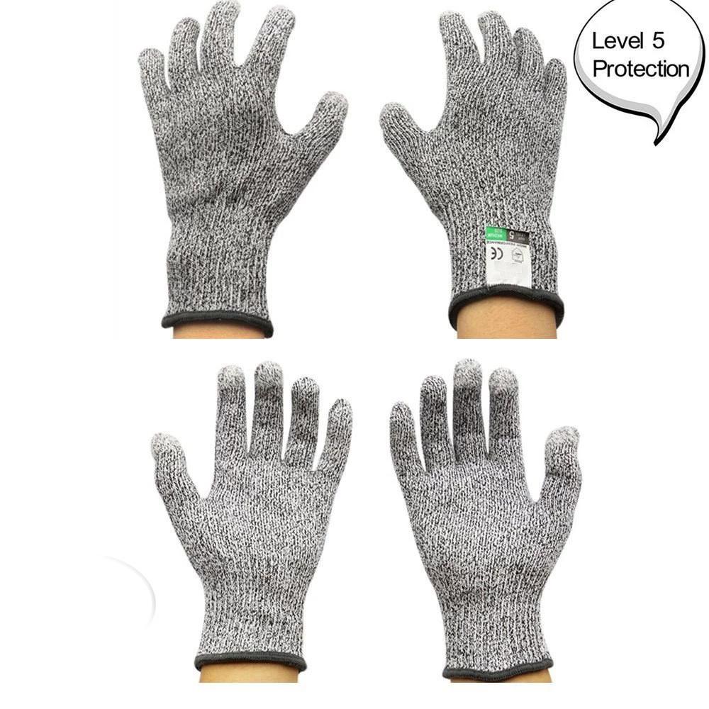Skorter | Anti-Cut Gloves 5 Degree Safety Cut Resistant Puncture Resistant Stainless Steel