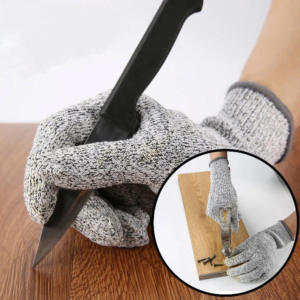 Skorter | Anti-Cut Gloves 5 Degree Safety Cut Resistant Puncture Resistant Stainless Steel
