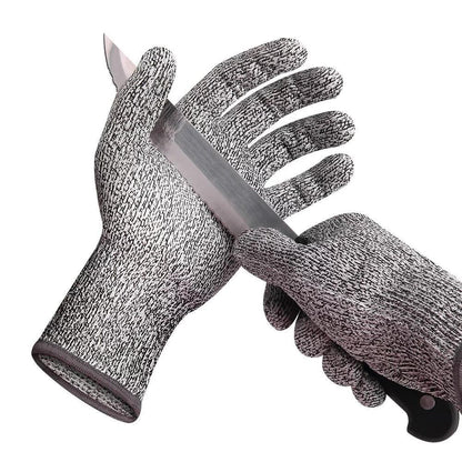 Skorter | Anti-Cut Gloves 5 Degree Safety Cut Resistant Puncture Resistant Stainless Steel