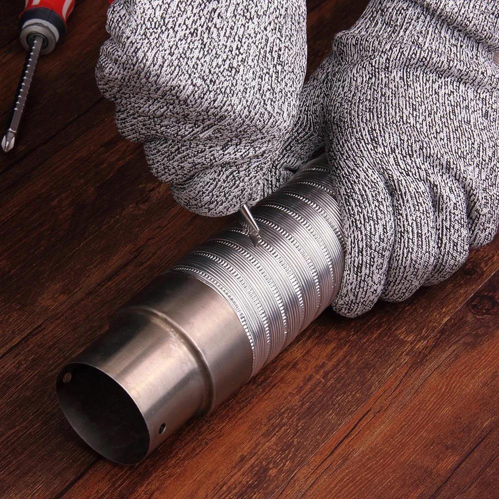 Skorter | Anti-Cut Gloves 5 Degree Safety Cut Resistant Puncture Resistant Stainless Steel