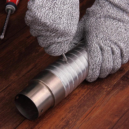 Skorter | Anti-Cut Gloves 5 Degree Safety Cut Resistant Puncture Resistant Stainless Steel