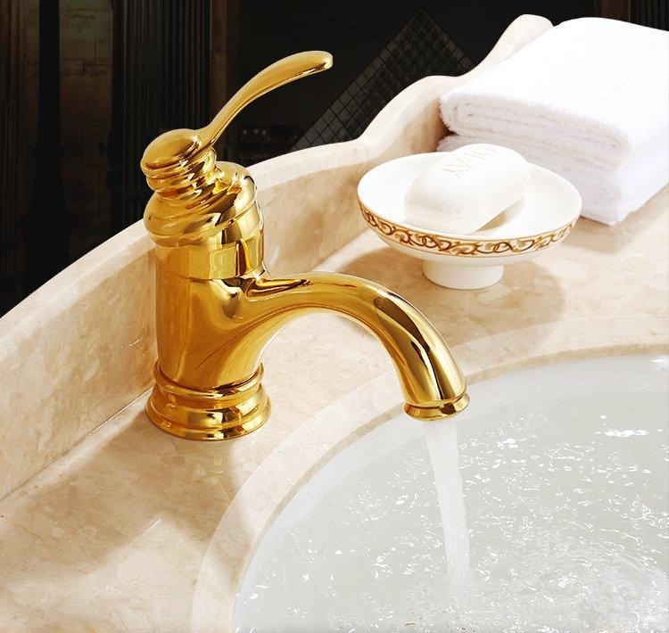 Skorter | Antique Brass Tap Bathroom Fixtures Faucet Sink Mixer Tap