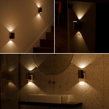 Skorter | Dimmable Plug-In Night Light with Motion Sensor - LED Light for Bedrooms, Hallways, and Stairs