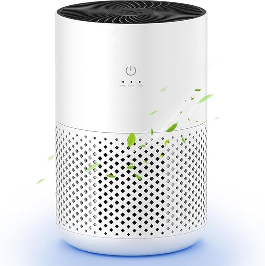 Skorter | Compact Air Purifier | True HEPA Filter, Ultra-Quiet & Ideal for Small to Medium Rooms