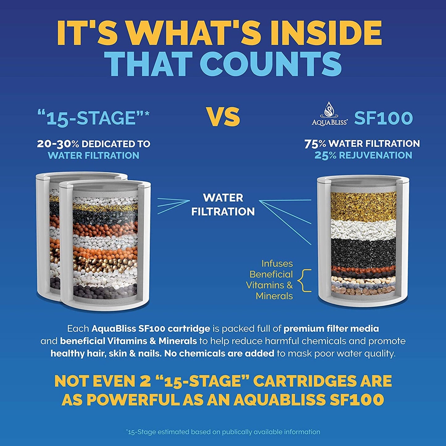 Skorter | AquaBliss High Output Revitalizing Shower Filter