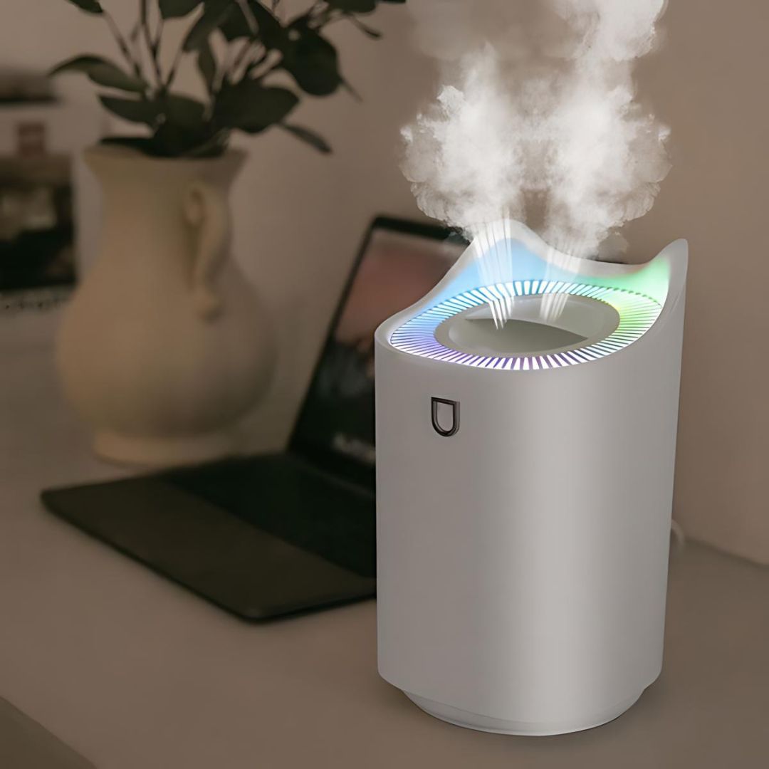 Skorter | 3000ml Ultrasonic Humidifier with Mist Technology for Respiratory Relief & Comfortable Living Spaces
