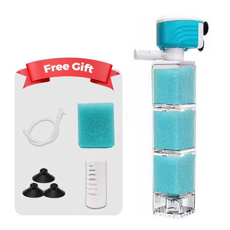 Skorter | AQUAFLOW 5-IN-1 – Crystal-Clear Water & Automatic Cleaning for Aquariums