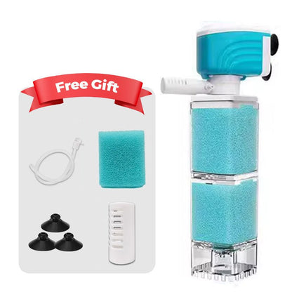 Skorter | AQUAFLOW 5-IN-1 – Crystal-Clear Water & Automatic Cleaning for Aquariums