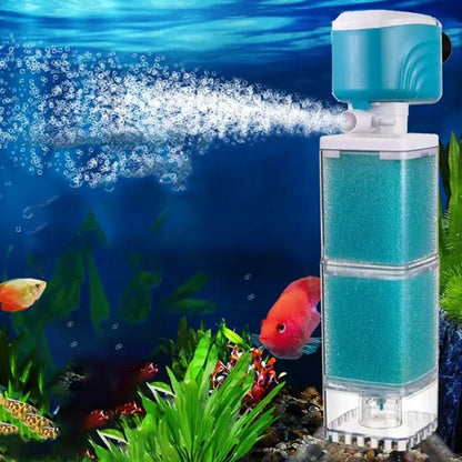 Skorter | AQUAFLOW 5-IN-1 – Crystal-Clear Water & Automatic Cleaning for Aquariums