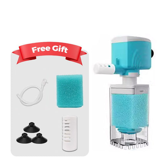 Skorter | AQUAFLOW 5-IN-1 – Crystal-Clear Water & Automatic Cleaning for Aquariums