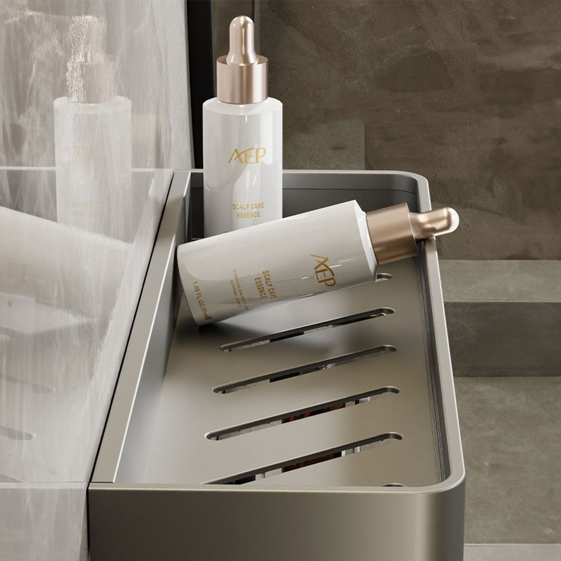 Skorter | AquaShelf – Stylish Wall Shelf for Modern Bathroom Storage