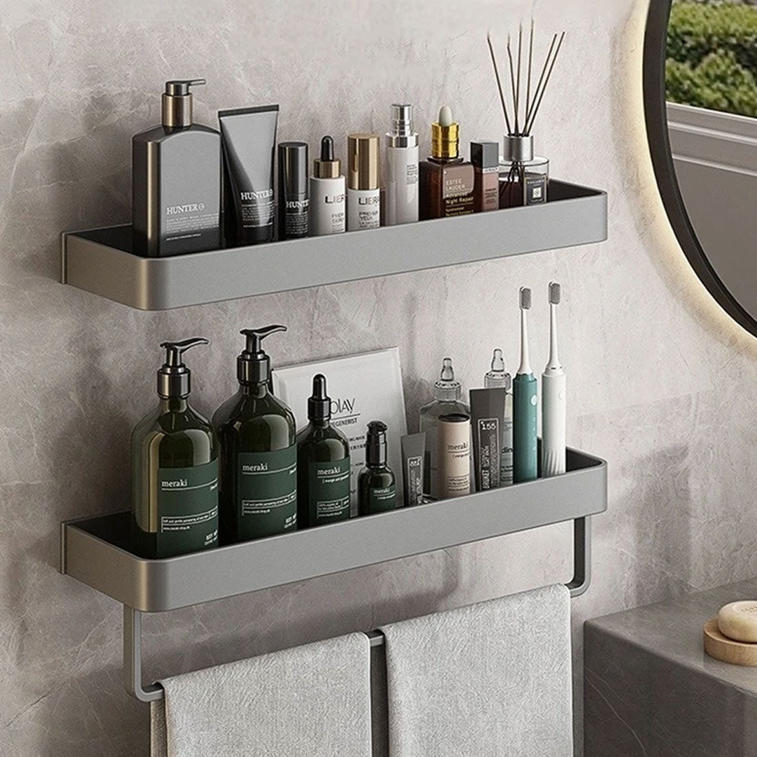 Skorter | AquaShelf – Stylish Wall Shelf for Modern Bathroom Storage