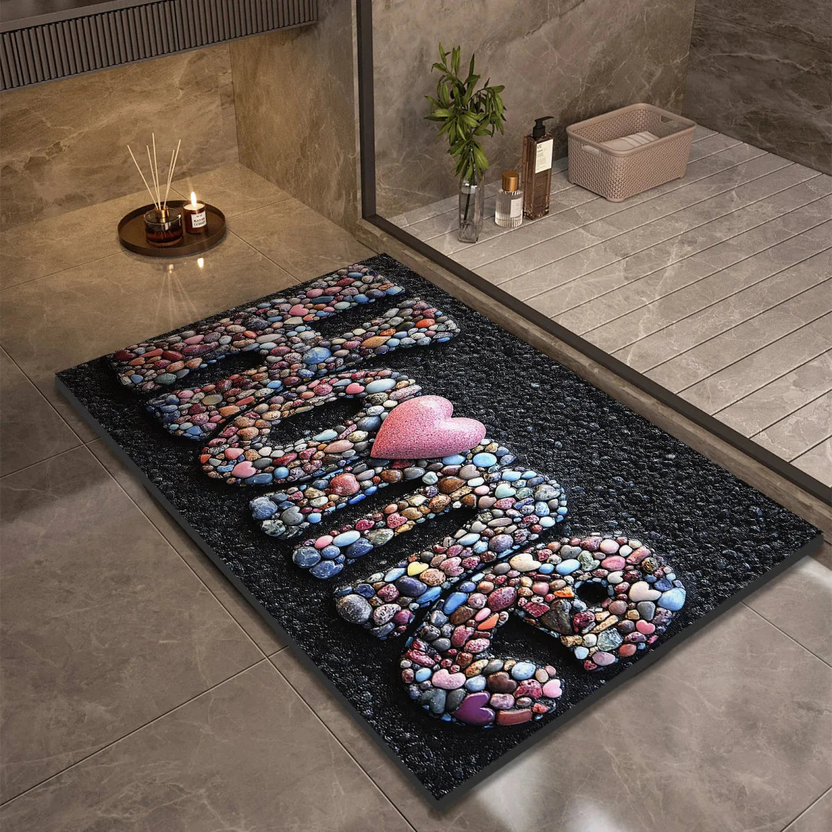 Skorter | AQUASOFT BATH MAT – Diatomite Bath Mat for Safety & Comfort