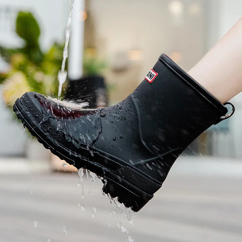 Skorter | AquaStride 2.0 | Stylish Mid-Calf Waterproof Rain Boots for Women