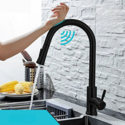 Skorter | AQUATOUCH – Smart Sensor Kitchen Faucet with Pull-Out Design