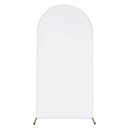 Skorter | Arch Background Stand Cover White Spandex Custom Double-Sided Background Cover