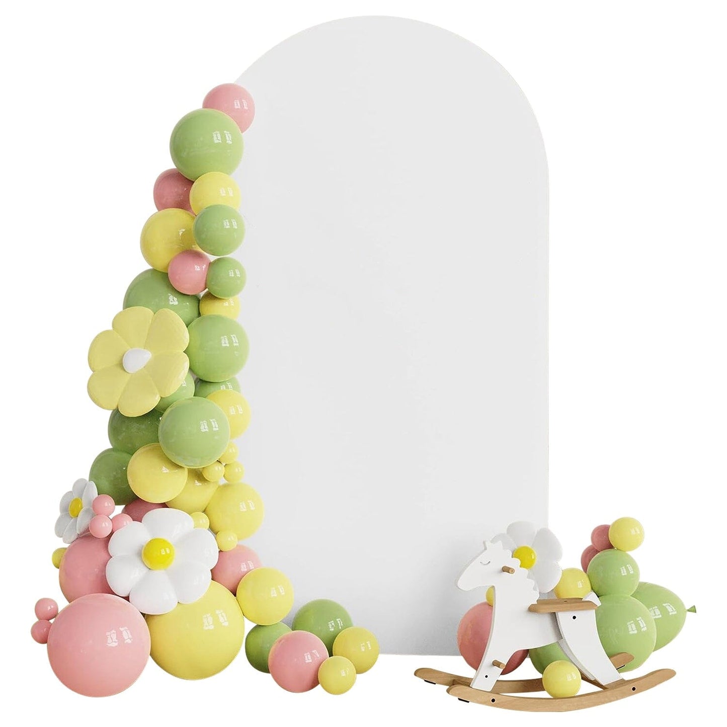 Skorter | Arch Background Stand Cover White Spandex Custom Double-Sided Background Covering