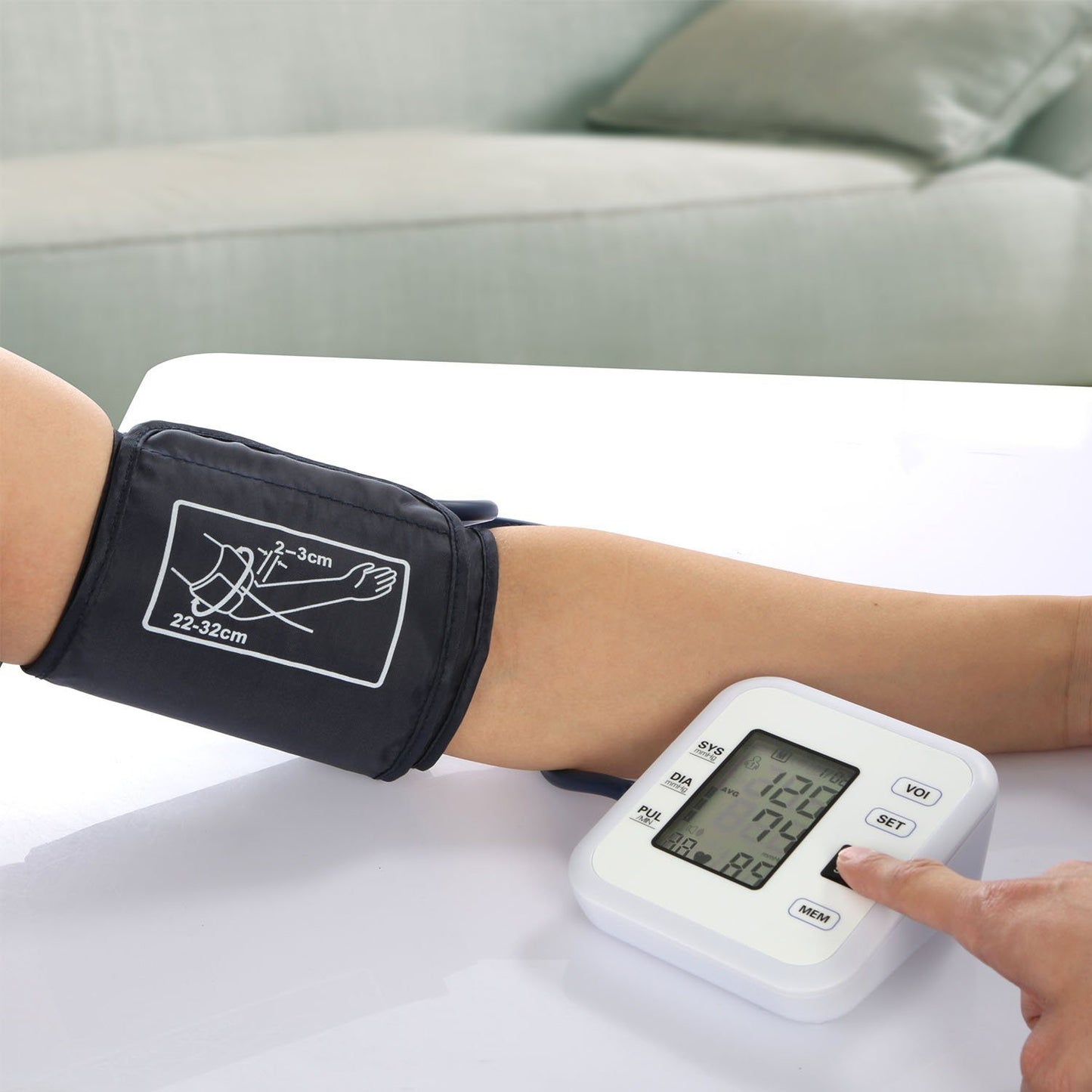 Skorter | Arm Blood Pressure Monitor with Adjustable Cuff