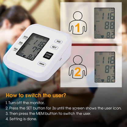 Skorter | Arm Blood Pressure Monitor with Adjustable Cuff