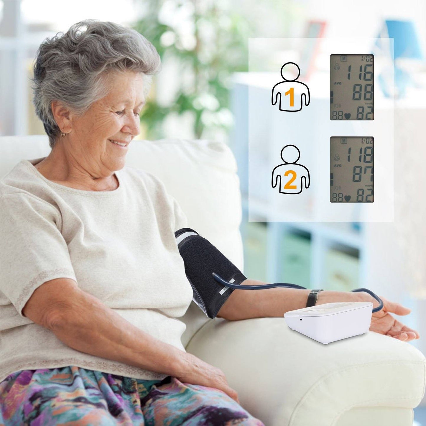 Skorter | Arm Blood Pressure Monitor with Adjustable Cuff