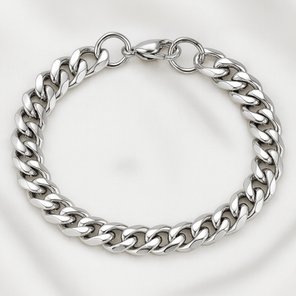 Skorter | Armored CHAIN BRACELET – Adjustable Stainless Steel Punk-Inspired Elegance