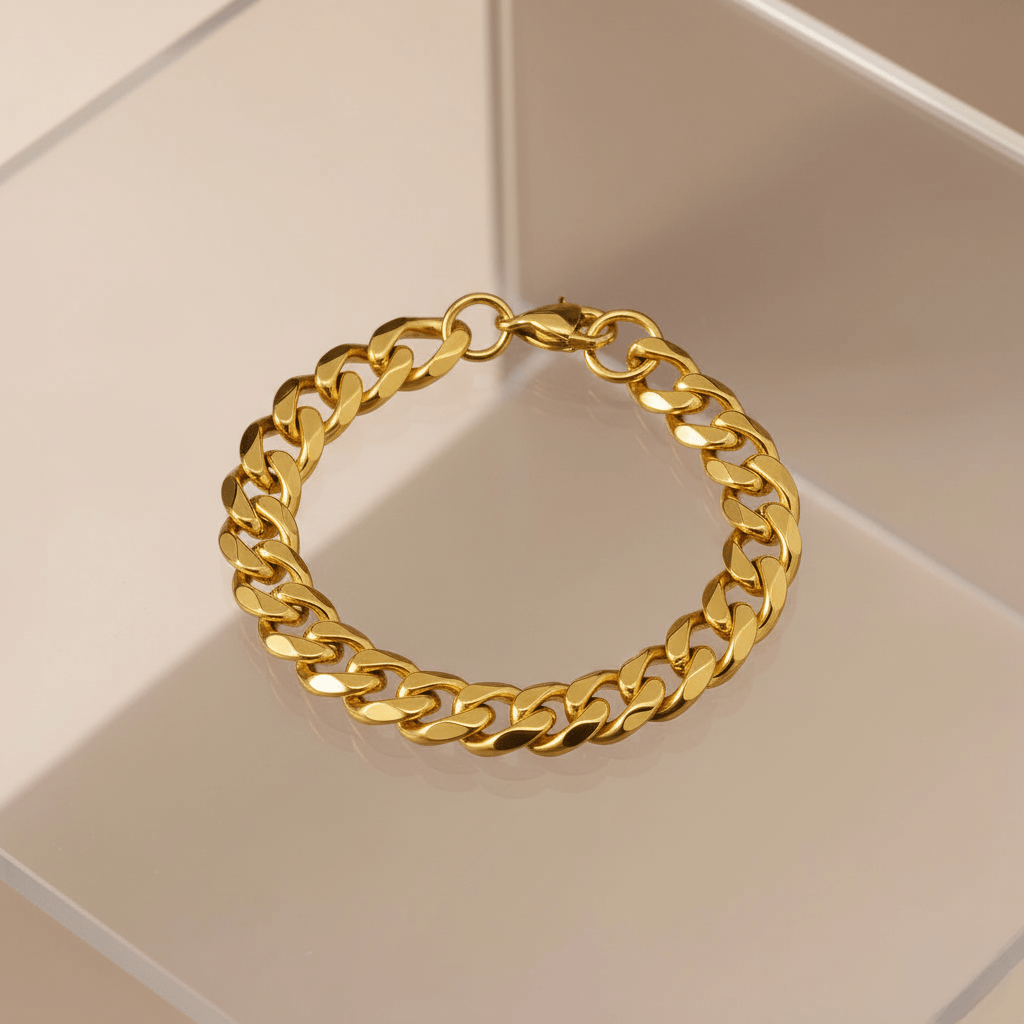 Skorter | Armored CHAIN BRACELET – Adjustable Stainless Steel Punk-Inspired Elegance