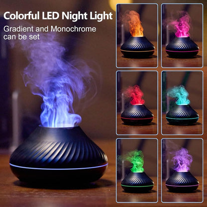 Skorter | Essential Oil Diffuser with LED Flame Effect